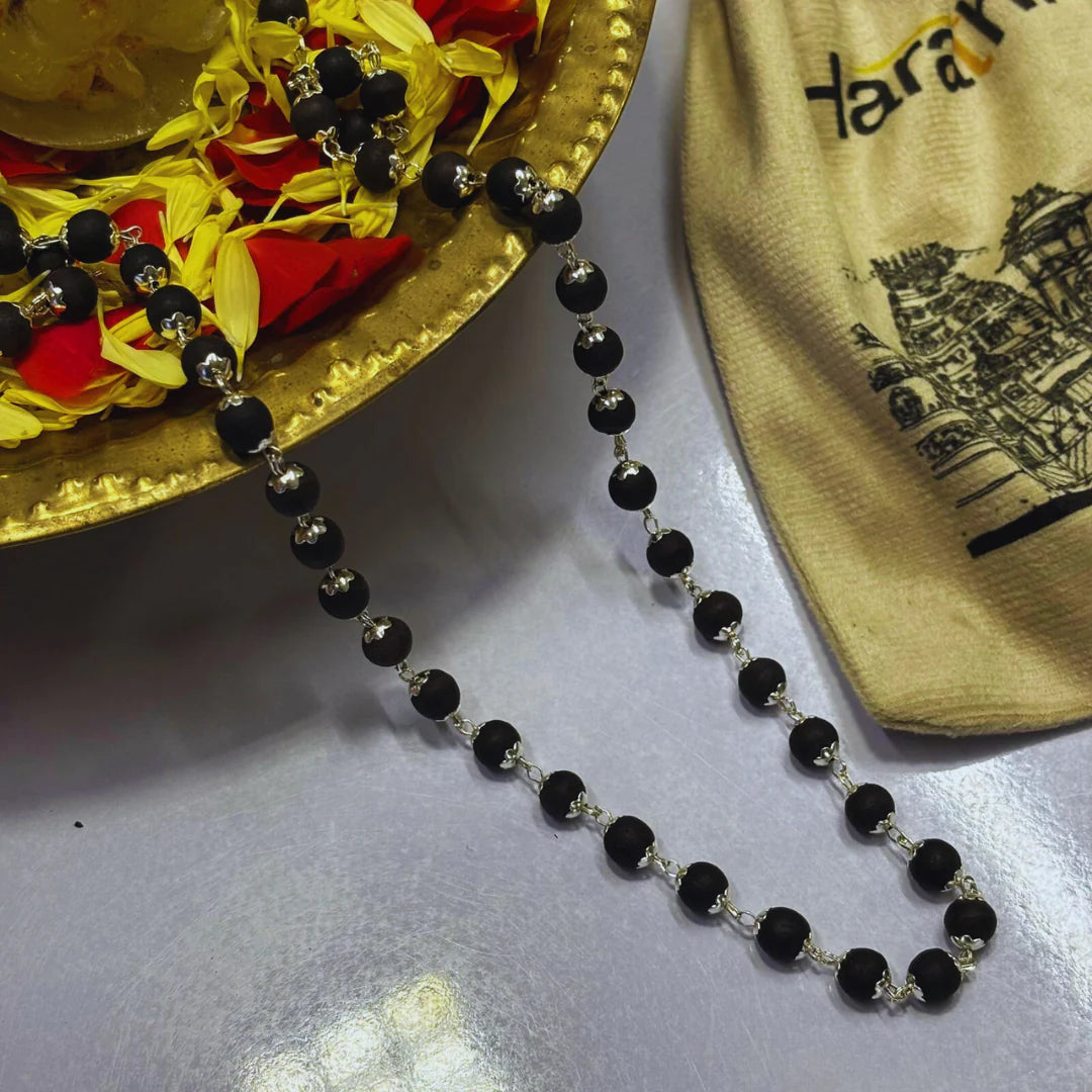 Original Karungali Mala 10mm, 8mm & 6mm with Govt. Certification